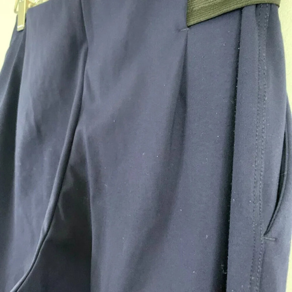 ADAY Women's Turn It Up Pants Navy Blue Dress Trouser High Rise Straight Leg XS - Picture 7 of 13